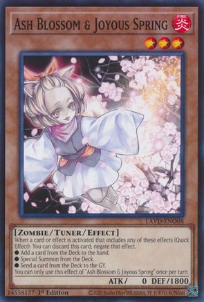 Ash Blossom & Joyous Spring - LAVD-ENO08 - Legendary Arc-V Decks 1st Edition