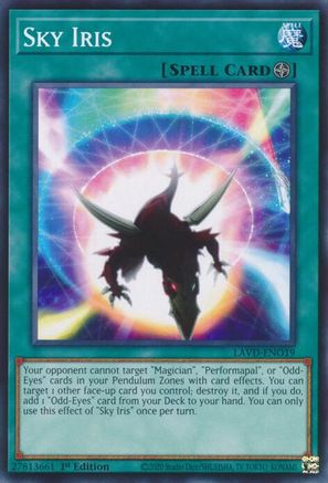 Sky Iris - LAVD-ENO19 - Legendary Arc-V Decks 1st Edition