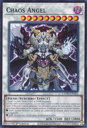 Chaos Angel - LAVD-ENO25 - Legendary Arc-V Decks 1st Edition