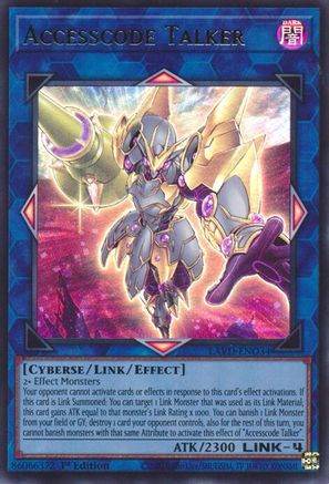 Accesscode Talker - LAVD-ENO34 - Legendary Arc-V Decks 1st Edition