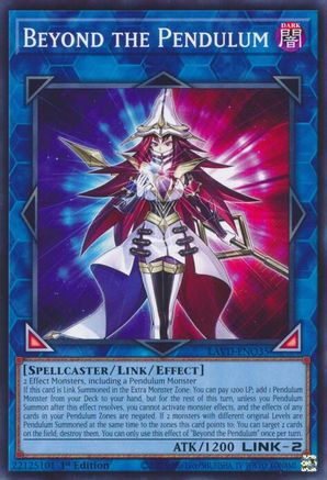 Beyond the Pendulum - LAVD-ENO35 - Legendary Arc-V Decks 1st Edition