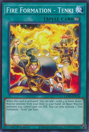 Fire Formation - Tenki - LAVD-ENL16 - Legendary Arc-V Decks 1st Edition