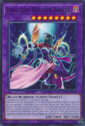 Lunalight Panther Dancer - LAVD-ENL31 - Legendary Arc-V Decks 1st Edition