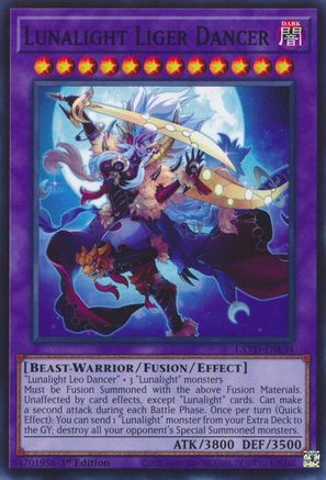 Lunalight Liger Dancer - LAVD-ENL34 - Legendary Arc-V Decks 1st Edition