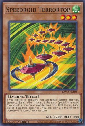 Speedroid Terrortop - LAVD-ENS03 - Legendary Arc-V Decks 1st Edition