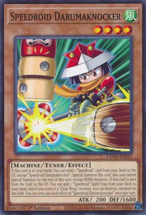Speedroid Darumaknocker (UR) - LAVD-ENS15 - Legendary Arc-V Decks 1st Edition