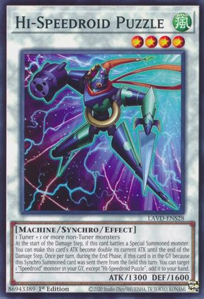Hi-Speedroid Puzzle - LAVD-ENS28 - Legendary Arc-V Decks 1st Edition