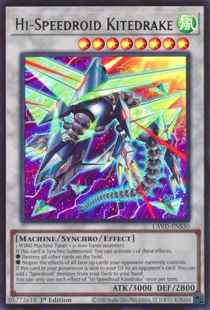Hi-Speedroid Kitedrake - LAVD-ENS30 - Legendary Arc-V Decks 1st Edition
