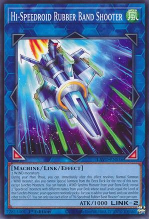 Hi-Speedroid Rubber Band Shooter - LAVD-ENS36 - Legendary Arc-V Decks 1st Edition