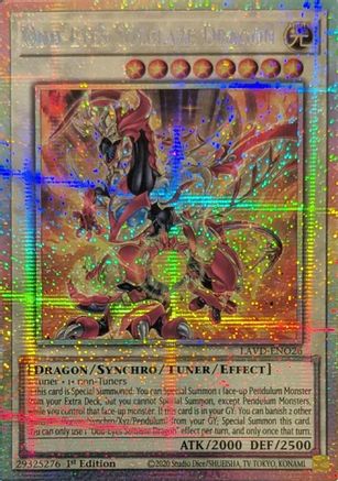 Odd-Eyes Solblaze Dragon (Starlight Rare) (LAVD-ENO26) - Legendary Arc-V Decks 1st Edition