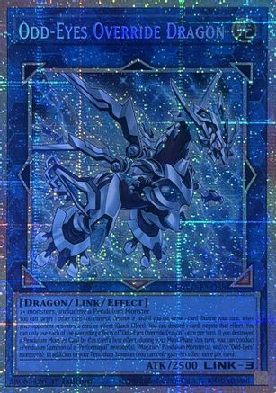 Odd-Eyes Override Dragon (Starlight Rare) - LAVD-ENO38 - Legendary Arc-V Decks 1st Edition