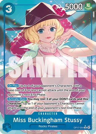 Miss Buckingham Stussy (Alternate Art) - OP17-054 - The World's Strongest Warriors Foil