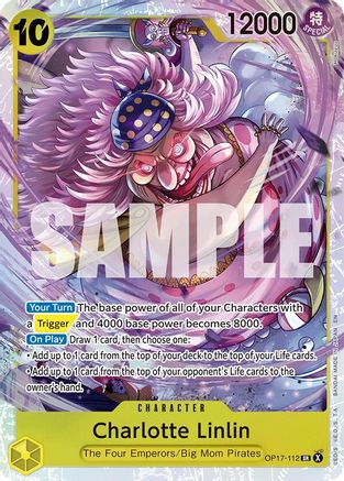 Charlotte Linlin - OP17-112 - The World's Strongest Warriors Foil