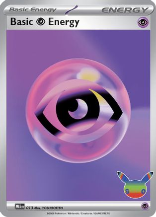 Basic Psychic Energy (30th Celebration) - 13 - MEE Mega Evolution Energies Holofoil