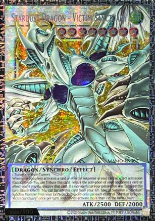 Stardust Dragon - Victim Sanctuary (GMR) - MAMO-EN007 - Magnificent Monsters 1st Edition