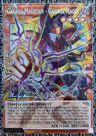Gagaga Magician - Gagaga Magic (GMR) - MAMO-EN011 - Magnificent Monsters 1st Edition