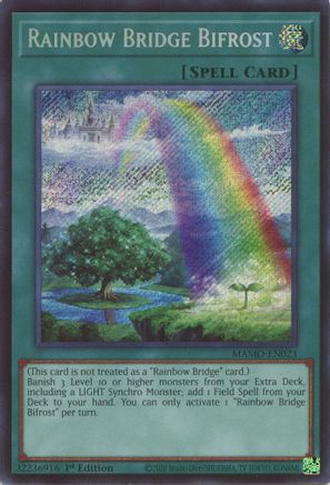 Rainbow Bridge Bifrost (Secret Rare) - MAMO-EN023 - Magnificent Monsters 1st Edition