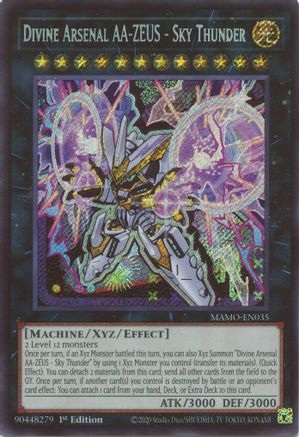 Divine Arsenal AA-ZEUS - Sky Thunder (Secret Rare) - MAMO-EN035 - Magnificent Monsters 1st Edition