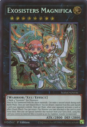 Exosisters Magnifica (Secret Rare) - MAMO-EN036 - Magnificent Monsters 1st Edition
