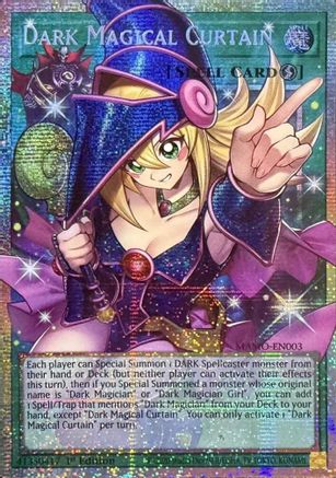 Dark Magical Curtain (Starlight Rare) (Extended Art) - MAMO-EN003 - Magnificent Monsters 1st Edition