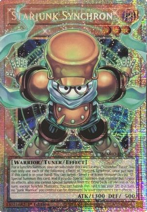 Starjunk Synchron (Starlight Rare) (Extended Art) - MAMO-EN008 - Magnificent Monsters 1st Edition