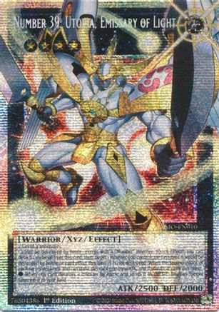 Number 39: Utopia, Emissary of Light (Starlight Rare) (Extended Art) - MAMO-EN010 - Magnificent Monsters 1st Edition