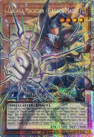 Gagaga Magician - Gagaga Magic (Starlight Rare) (Extended Art) - MAMO-EN011 - Magnificent Monsters 1st Edition