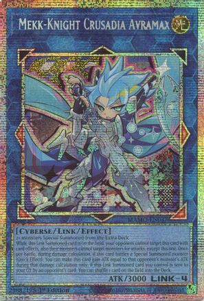 Mekk-Knight Crusadia Avramax (Starlight Rare) - MAMO-EN037 - Magnificent Monsters 1st Edition