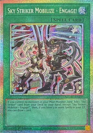 Sky Striker Mobilize - Engage! (Starlight Rare) - MAMO-EN039 - Magnificent Monsters 1st Edition
