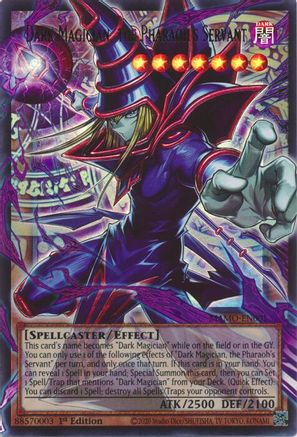 Dark Magician, the Pharaoh's Servant (Extended Art) - MAMO-EN001 - Magnificent Monsters 1st Edition