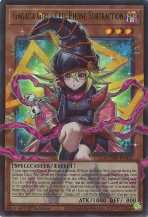 Gagaga Girl - Cell Phone Subtraction (Extended Art) - MAMO-EN012 - Magnificent Monsters 1st Edition