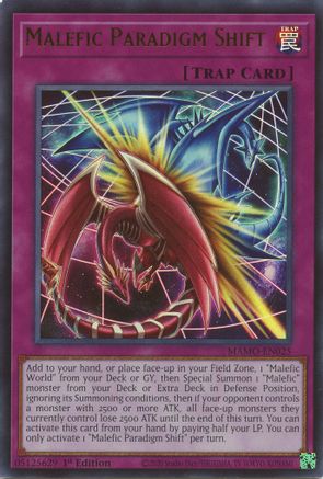 Malefic Paradigm Shift - MAMO-EN025 - Magnificent Monsters 1st Edition