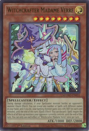 Witchcrafter Madame Verre - MAMO-EN031 - Magnificent Monsters 1st Edition