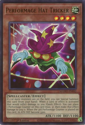Performage Hat Tricker - MAMO-EN042 - Magnificent Monsters 1st Edition