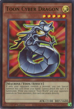 Toon Cyber Dragon - MAMO-EN043 - Magnificent Monsters 1st Edition