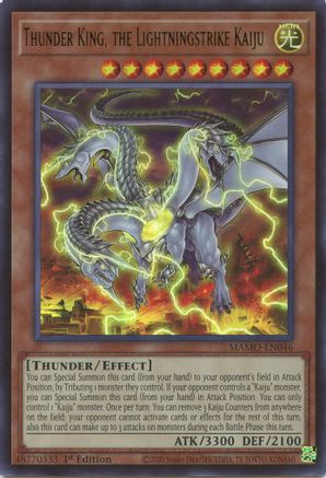 Thunder King, the Lightningstrike Kaiju - MAMO-EN046 - Magnificent Monsters 1st Edition