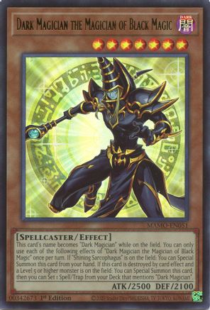 Dark Magician the Magician of Black Magic - MAMO-EN051 - Magnificent Monsters 1st Edition