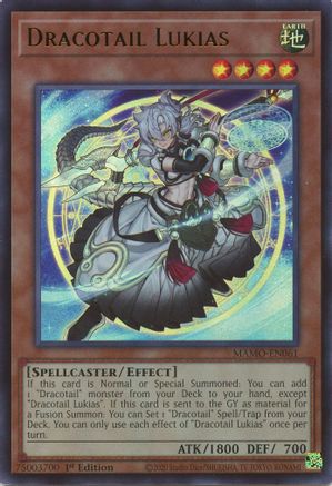 Dracotail Lukias - MAMO-EN061 - Magnificent Monsters 1st Edition