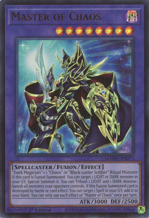Master of Chaos - MAMO-EN073 - Magnificent Monsters 1st Edition