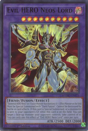 Evil HERO Neos Lord (MAMO-EN076) - Magnificent Monsters 1st Edition