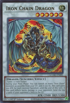 Iron Chain Dragon - MAMO-EN081 - Magnificent Monsters 1st Edition