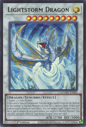 Lightstorm Dragon - MAMO-EN082 - Magnificent Monsters 1st Edition