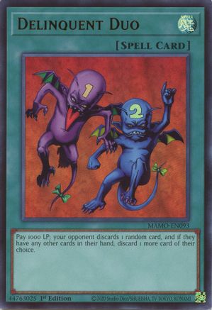 Delinquent Duo - MAMO-EN093 - Magnificent Monsters 1st Edition