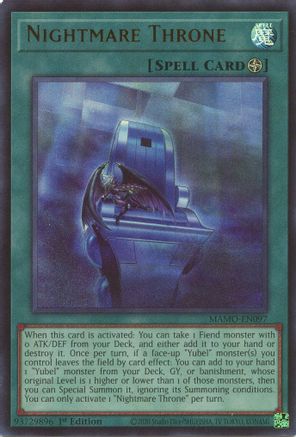 Nightmare Throne - MAMO-EN097 - Magnificent Monsters 1st Edition