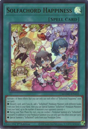 Solfachord Happiness - MAMO-EN103 - Magnificent Monsters 1st Edition