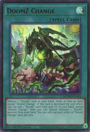DoomZ Change - MAMO-EN104 - Magnificent Monsters 1st Edition