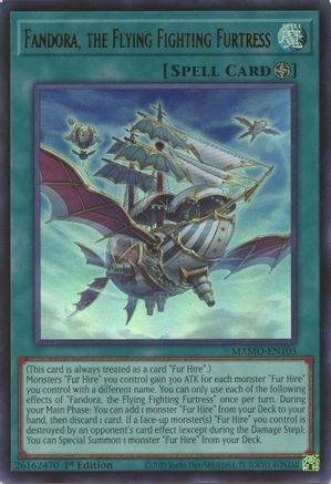 Fandora, the Flying Fighting Furtress - MAMO-EN105 - Magnificent Monsters 1st Edition