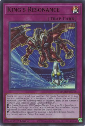 King's Resonance - MAMO-EN119 - Magnificent Monsters 1st Edition
