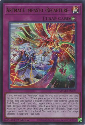 Artmage Impasto -Recapture - MAMO-EN120 - Magnificent Monsters 1st Edition