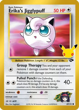 Erika's Jigglypuff - 069/132 - ME 30th Celebration Classic Collection Holofoil